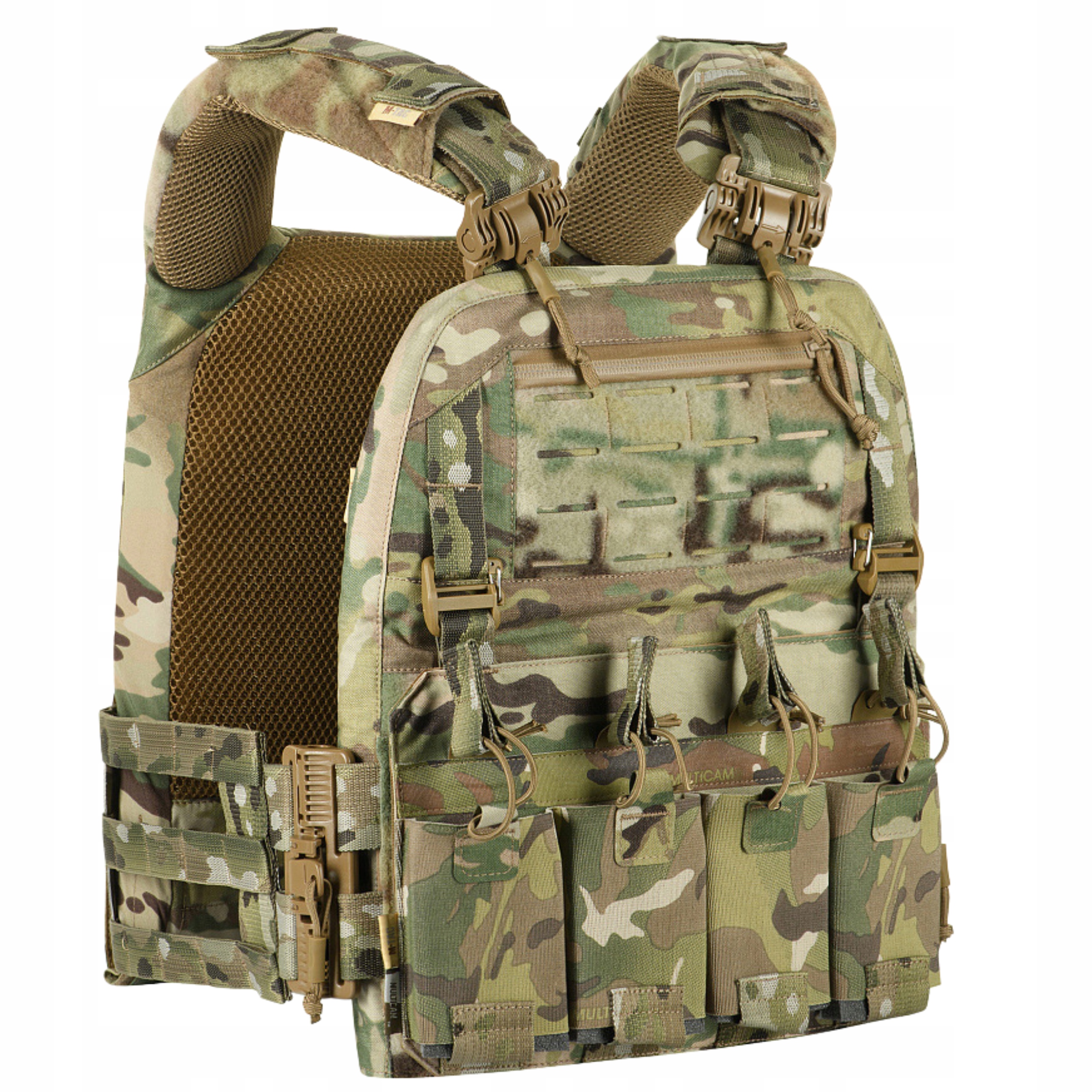 Wojskowa Kamizelka Taktyczna Plate Carrier M-tac Fast Qrs L/XL Multicam