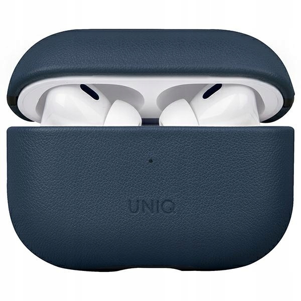 Uniq pouzdro Terra AirPods Pro 2. generace Genuine Leather (2022/2023) modré/spa