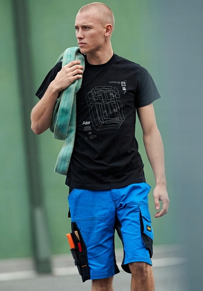 krótkie SPODENKI męskie robocze SNICKERS 6153 true blue r. 58 EAN (GTIN) 7332515342225