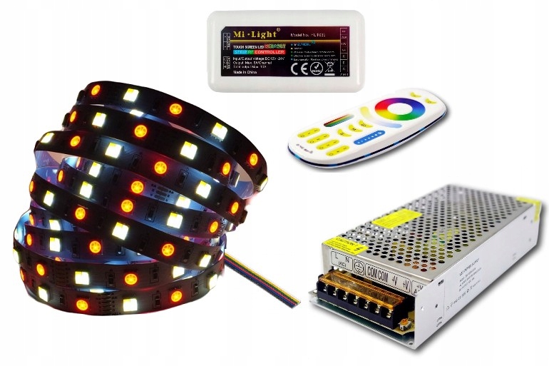 Hotová sada Led pásků Rgbcct barva bílá teplá studená Premium MiBoxer 10 m