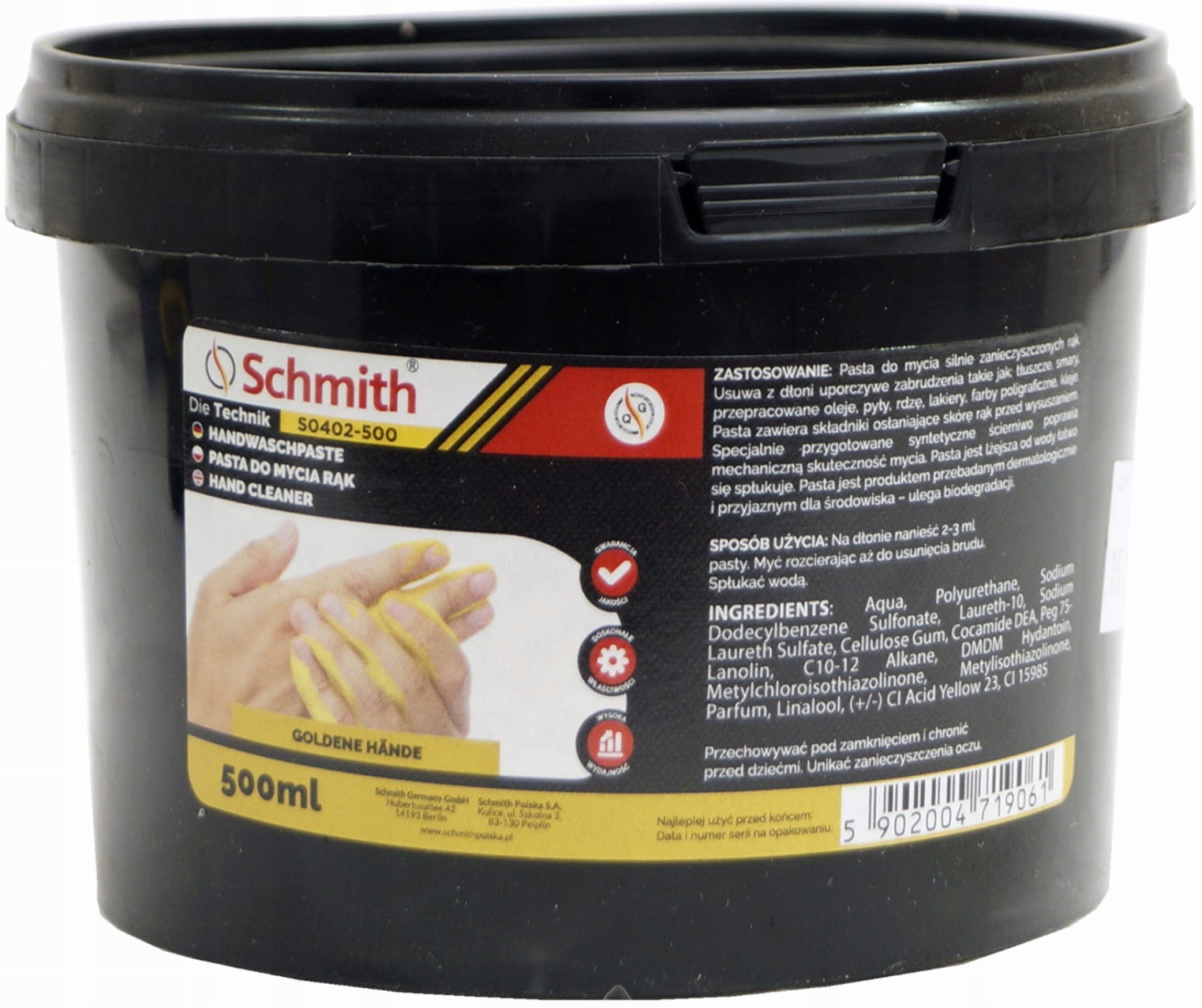 

Schmith Pasta Do Mycia Rąk Bhp Ścierniwo Niemiecka