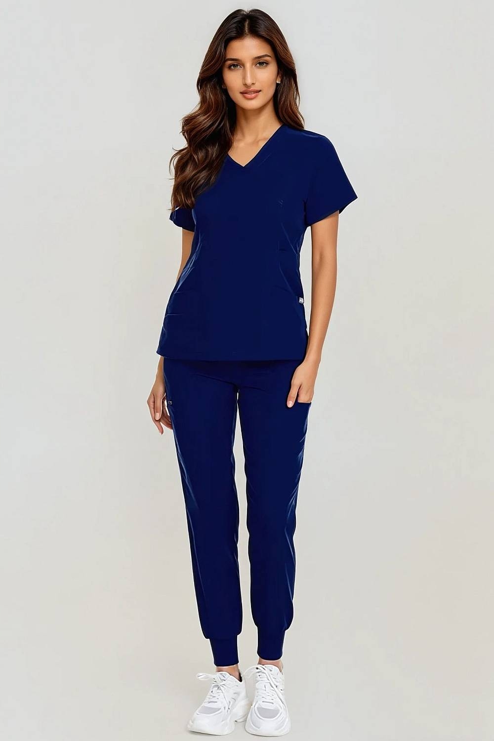 Komplet Medyczny Damski Scrub Uniform Model Cure Kolor Navy Blue Rozmiar L