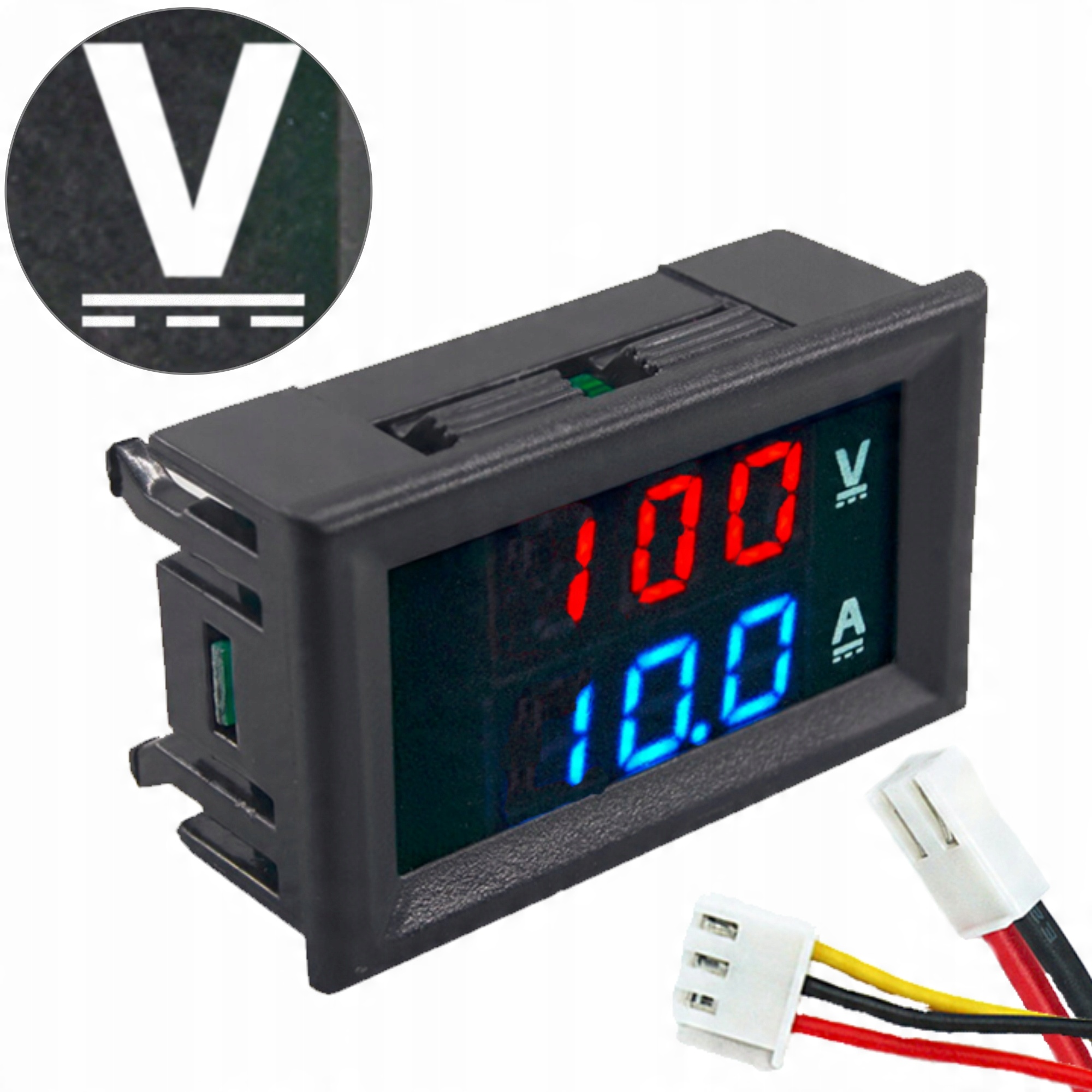 

Amperomierz Woltomierz 100V 10A Prąd Stały DC
