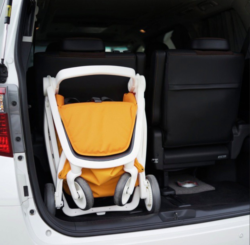 wózek Greentom Classic white/cherry Szerokość produktu po złożeniu 25 cm