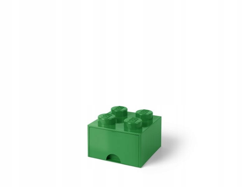 Lego 40051734 Úložný box na stavebnice se zásuvkou 2x2 zelený