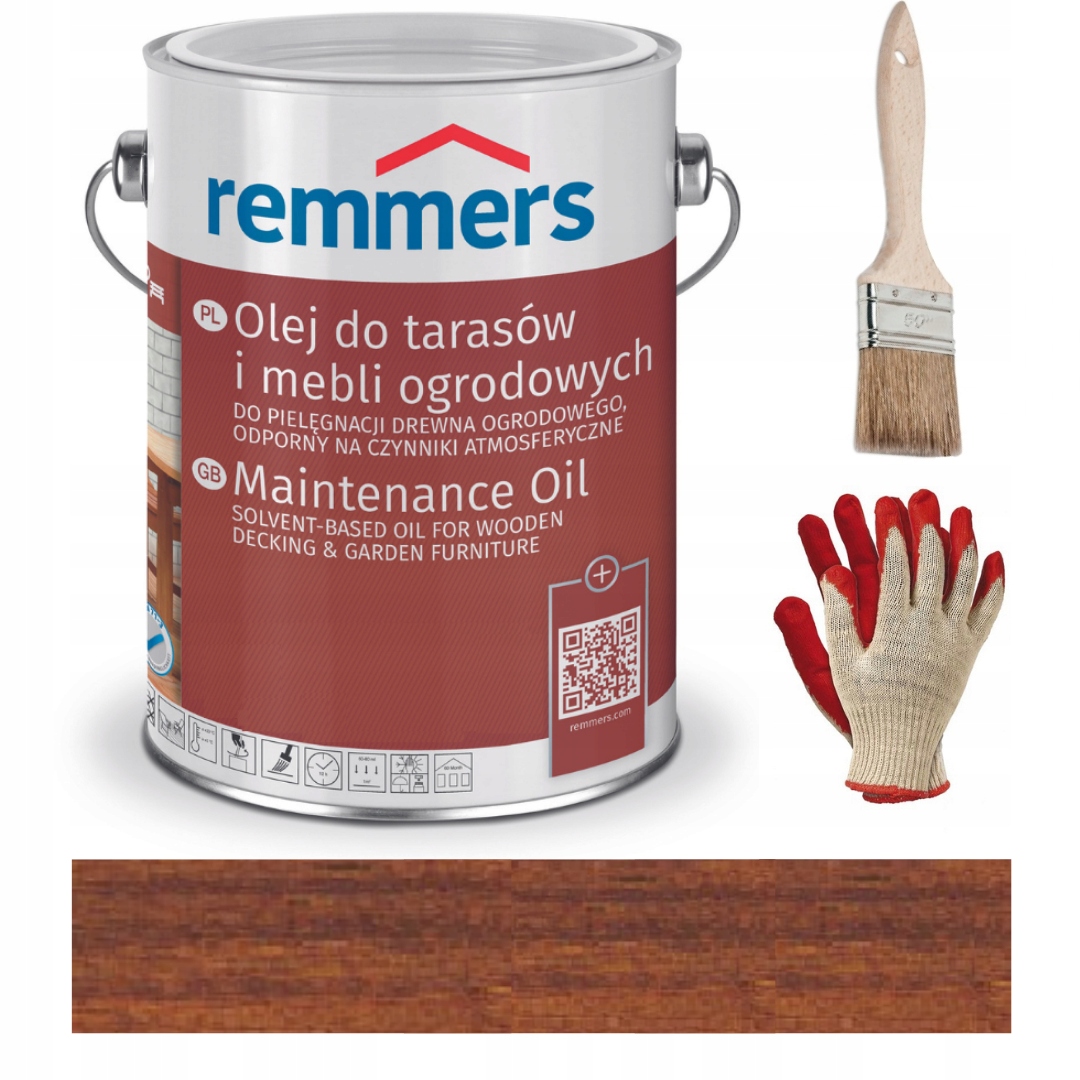 Remmers olej do tarasów, drewna 2,5l Orzech