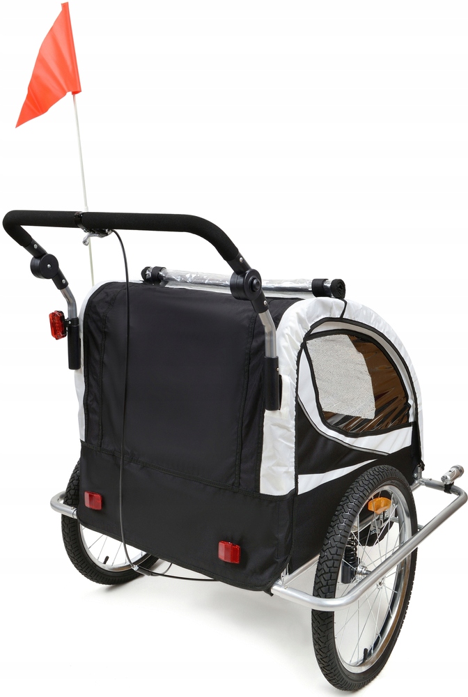 PRZYCZEPKA ROWEROWA DLA DZIECI 2 OSOBOWA TRANSPORTOWA Marka Inna marka