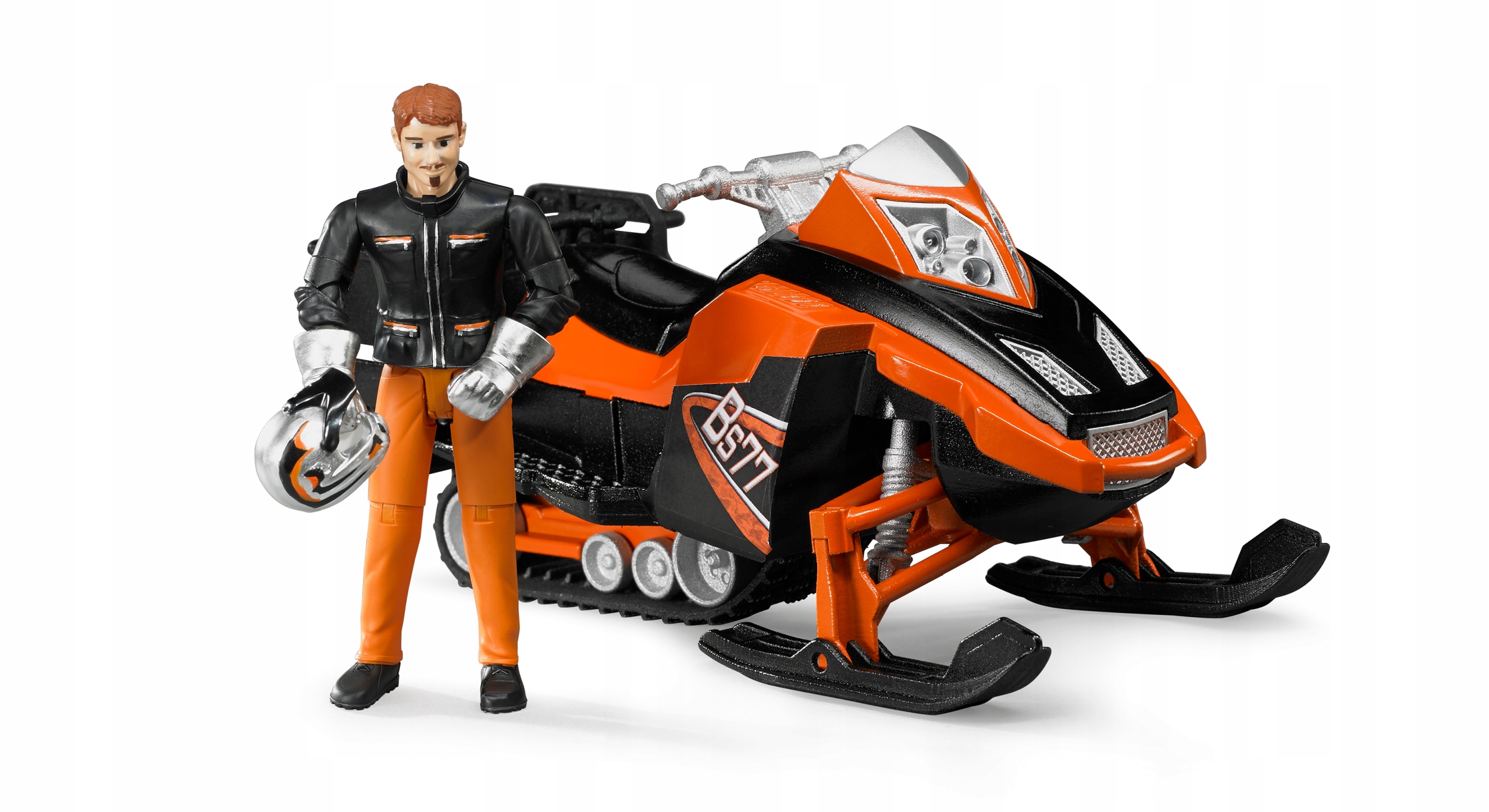 Skuter śnieżny z kierowcą BRUDER 63101 seria Profi 1:16 Marka Bruder