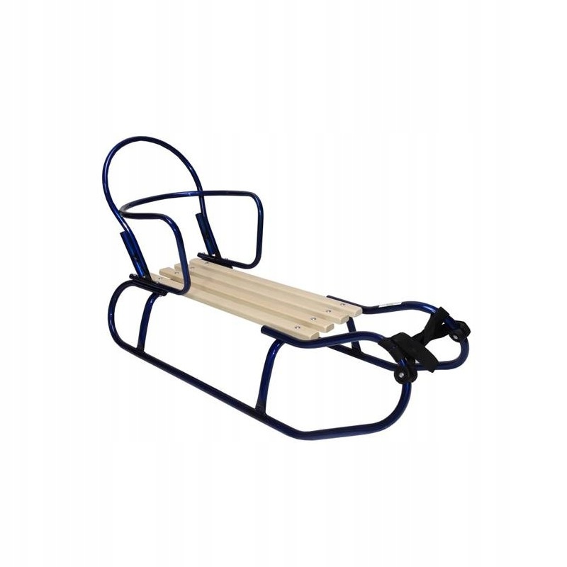 Sanki Oparcie i Pchacz Granatowe Polski Producent! Kod producenta Gusio_sanki