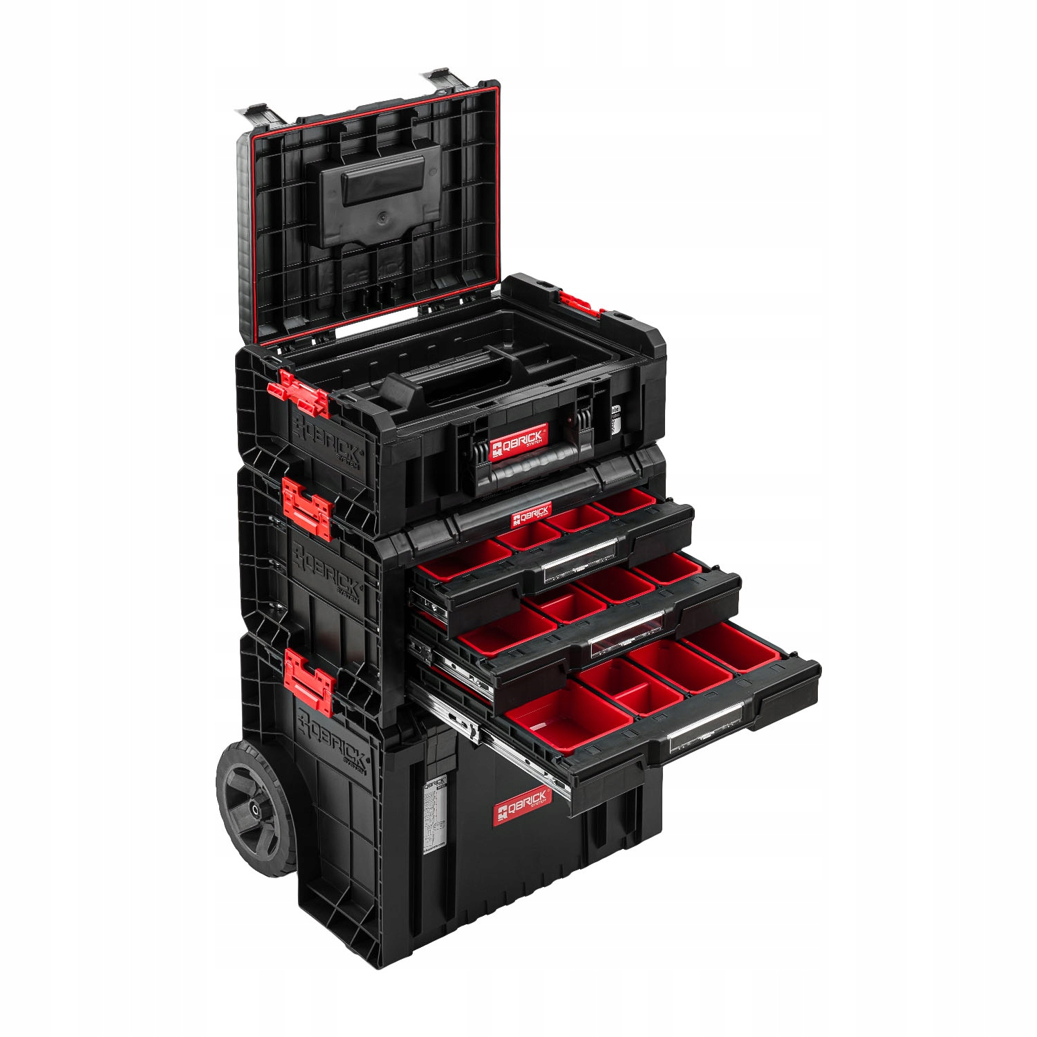 

Mobilny zestaw Qbrick kółka transportowe rączka