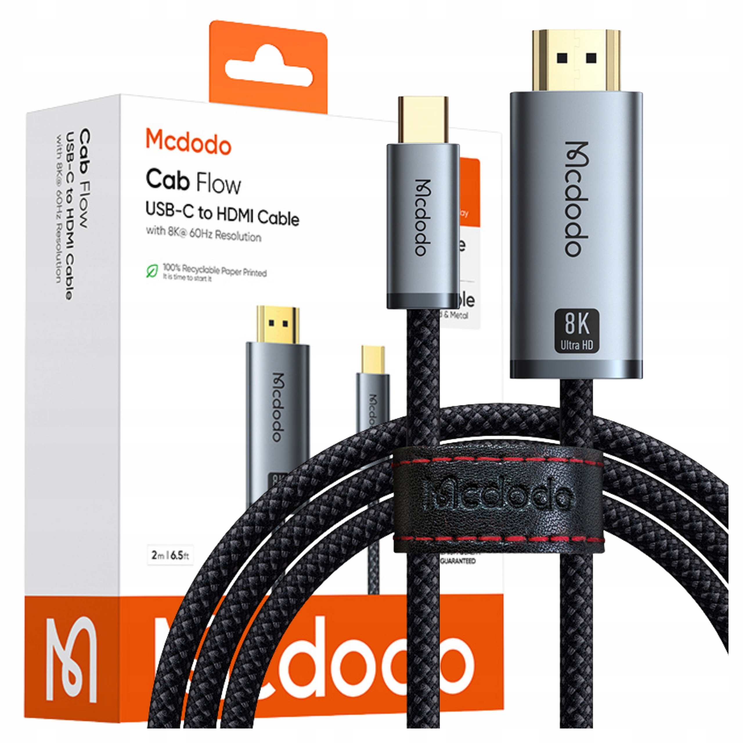 Mcdodo Kabel Usb-c Hdmi Adaptér Usb Hub Typ C Na Hdmi 8K 2 M