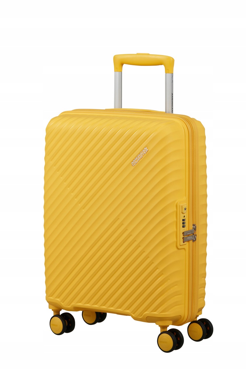 Příruční kufr tvrdý Tsa American Tourister Diablast 55cm žlutý