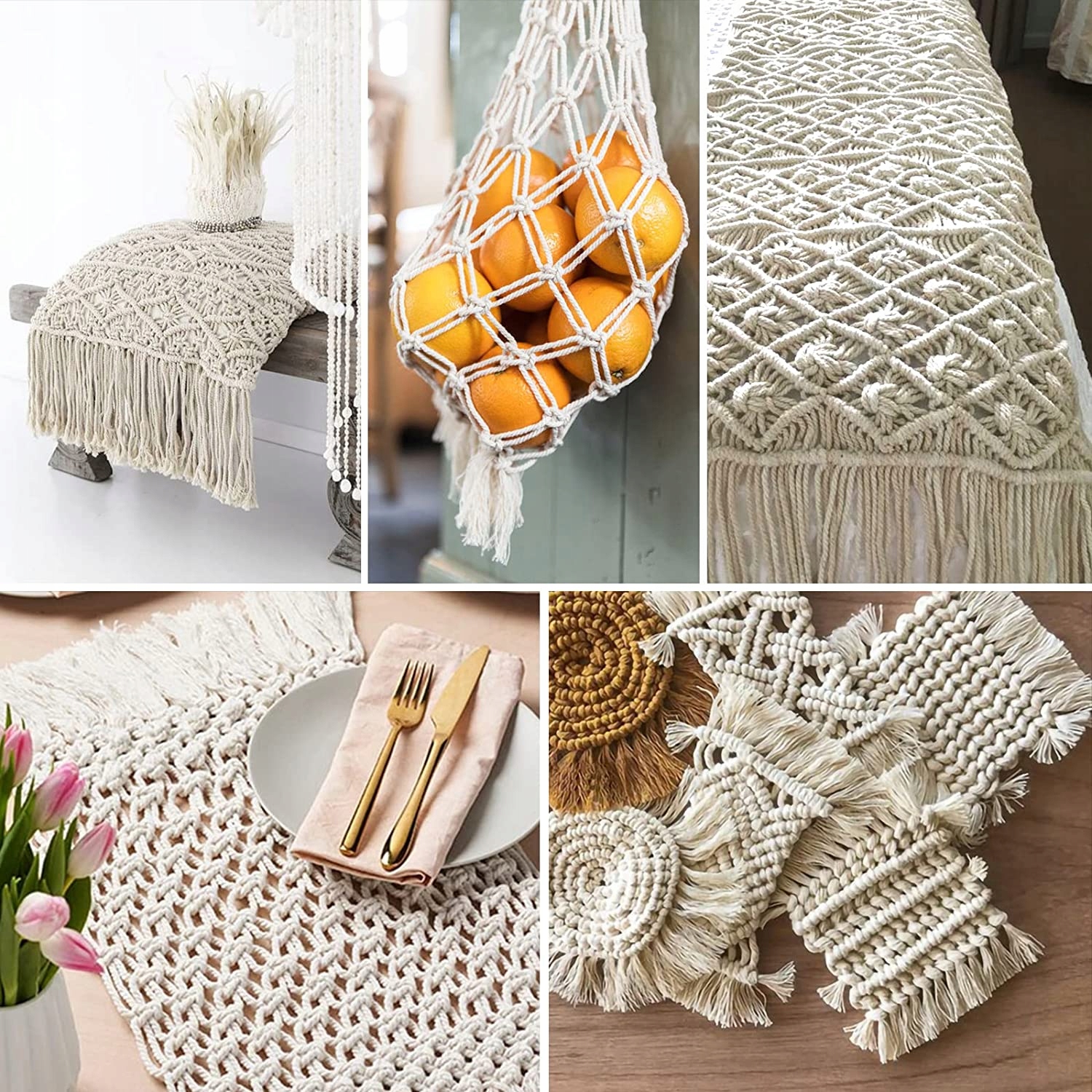 Sznurek Bawełniany Ecru Srebrna Nitka 2mm 60m Marka Zaplatani