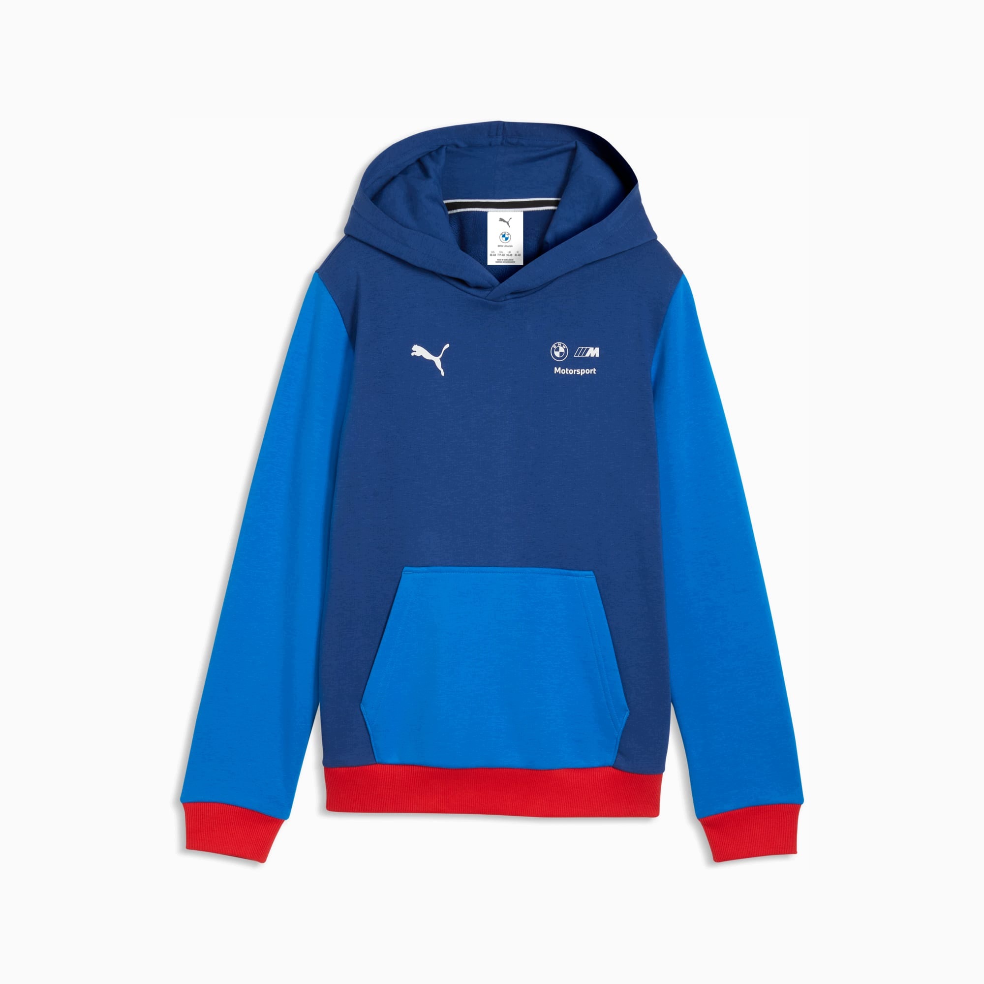 Bluza młodzieżowa dla dzieci Puma Bmw z kapturem przez głowę 634981 04 #164