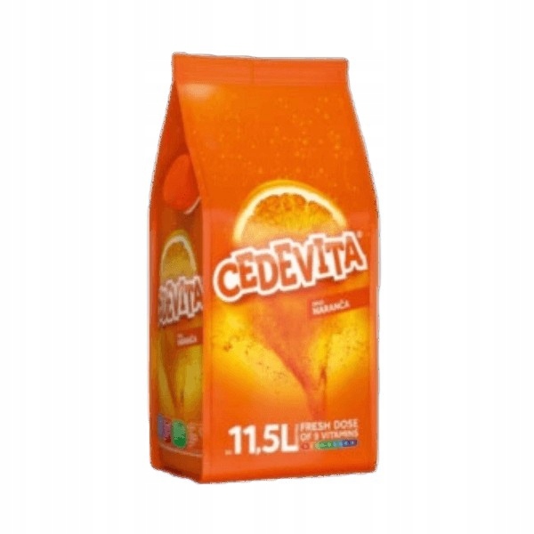 Sada rozpustných nápojů s pomerančovou příchutí (naranča) 8 x 900 g Cedev