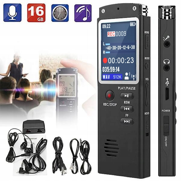 Dyktafon Cyfrowy Renew Force X16