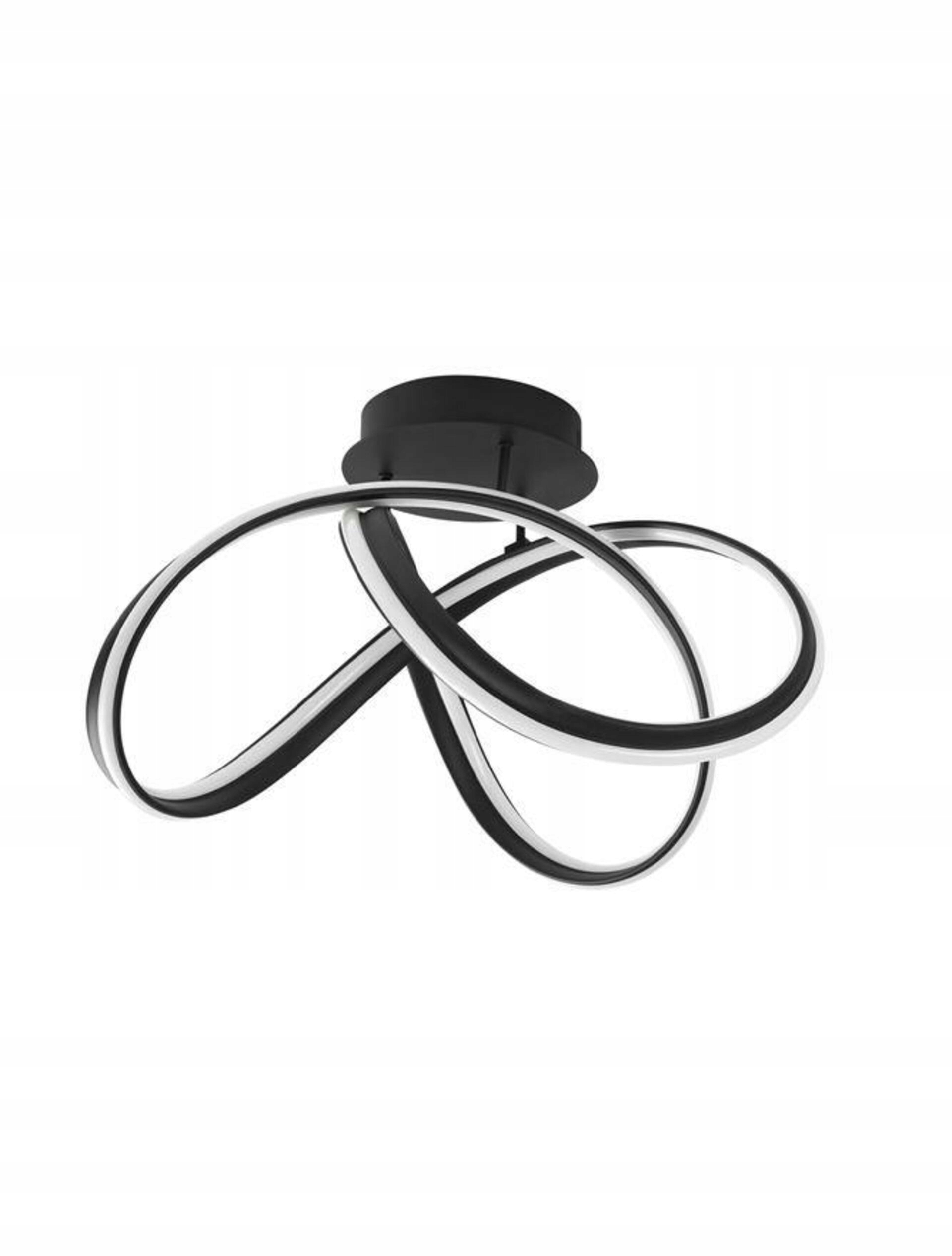 Nova Luce stropné svietidlo Truno čierny hliník a akryl Led 60W 230V 3000K Ip