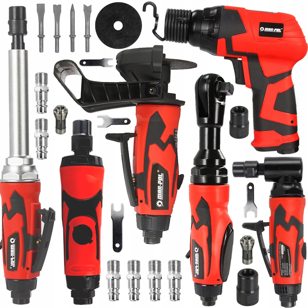 

Zestaw Pneumatyczny Szlifierka Przecinarka Młotek