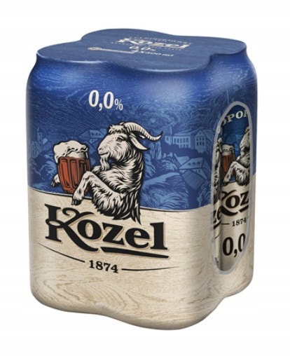 Kozel Nealkoholické pivo 24 x 500 ml plechovka