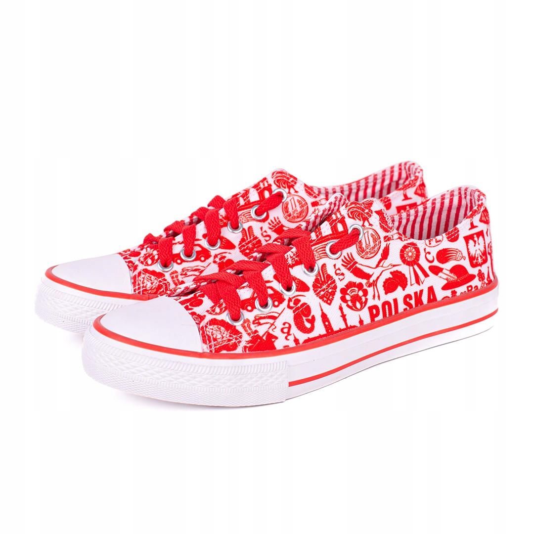 Krátké Tenisky Polské Symboly Velikost 43 Folkstar