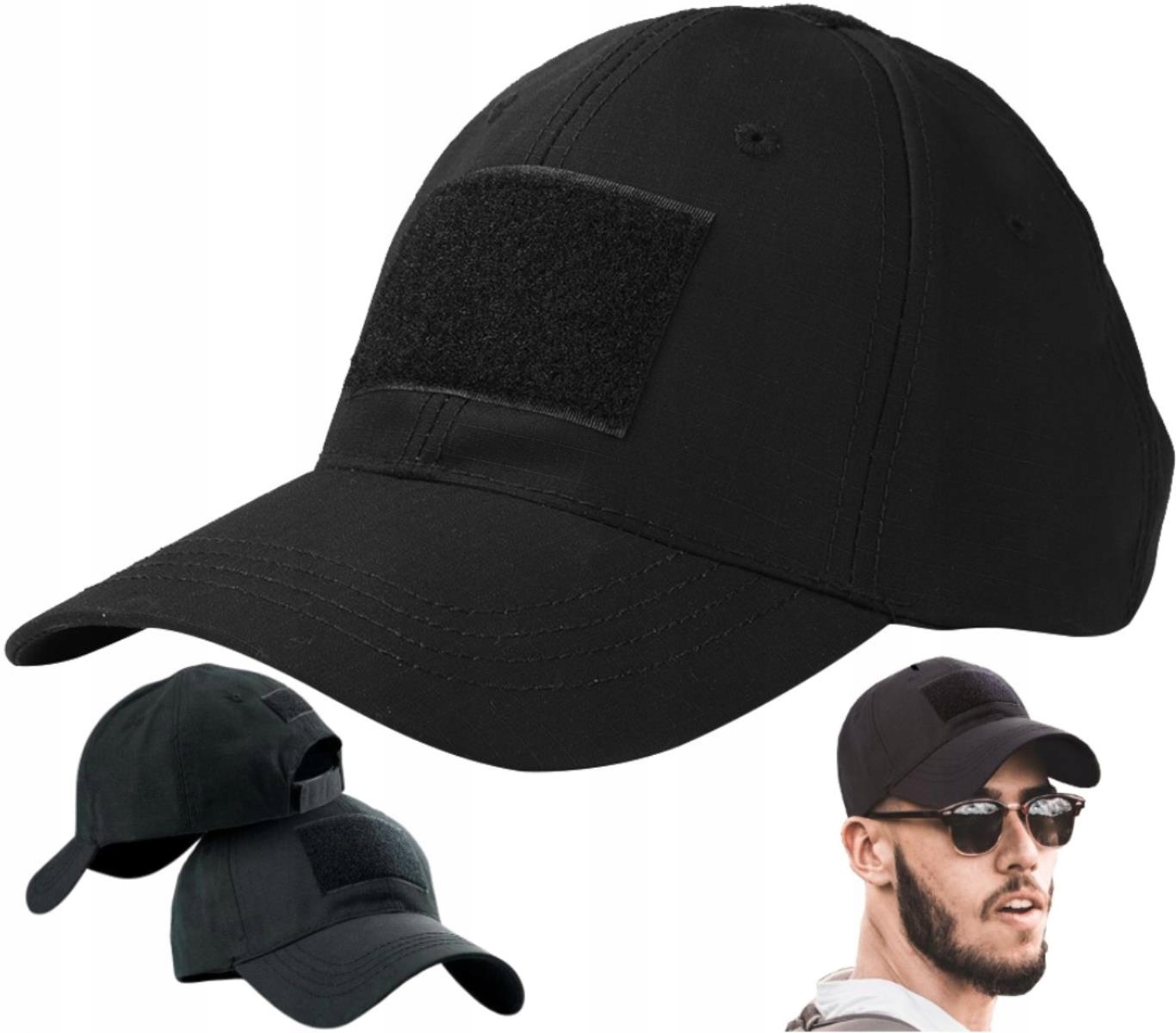 

Taktyczna Militarna czapka daszek Panele velcro