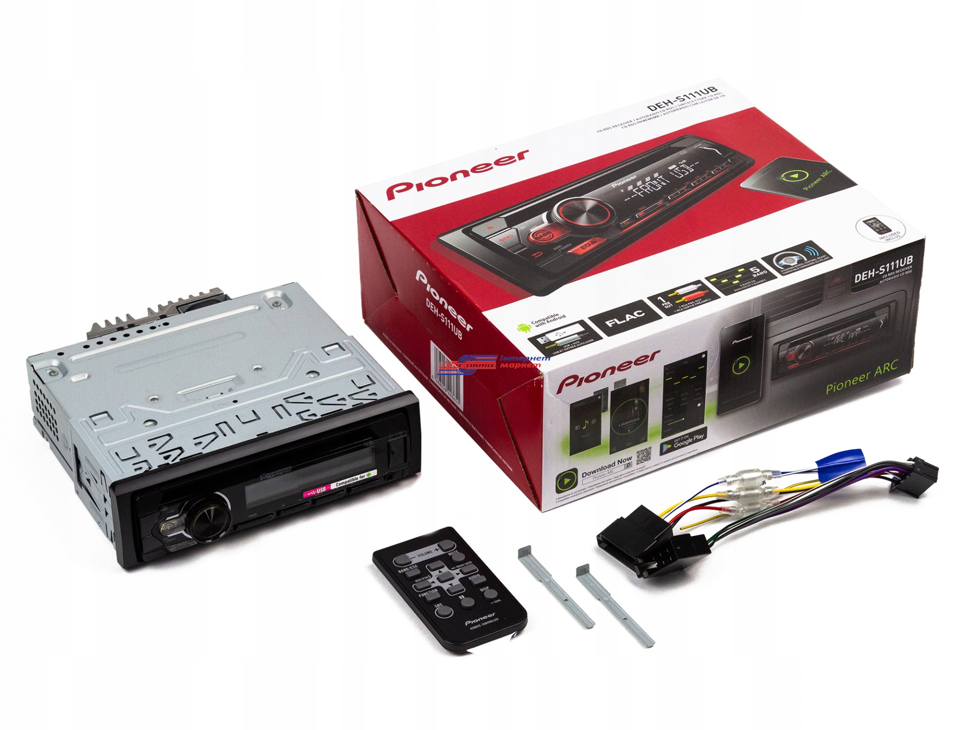 PIONEER DEH-S111UB RADIO SAMOCHODOWE MP3 USB RCA Rodzaj akcesoryjny