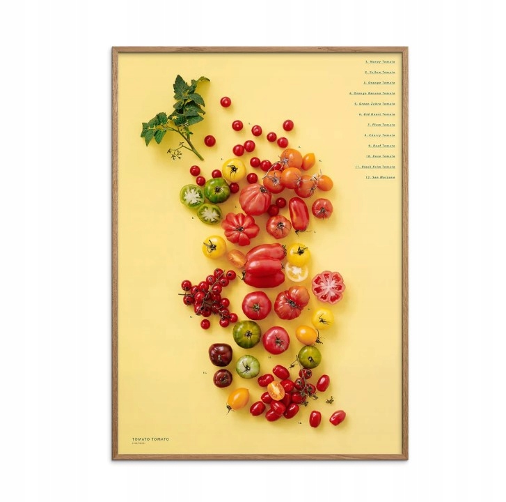 Obraz Poster&Frame Mad/Plakát Tomato Tomato 30x40 cm
