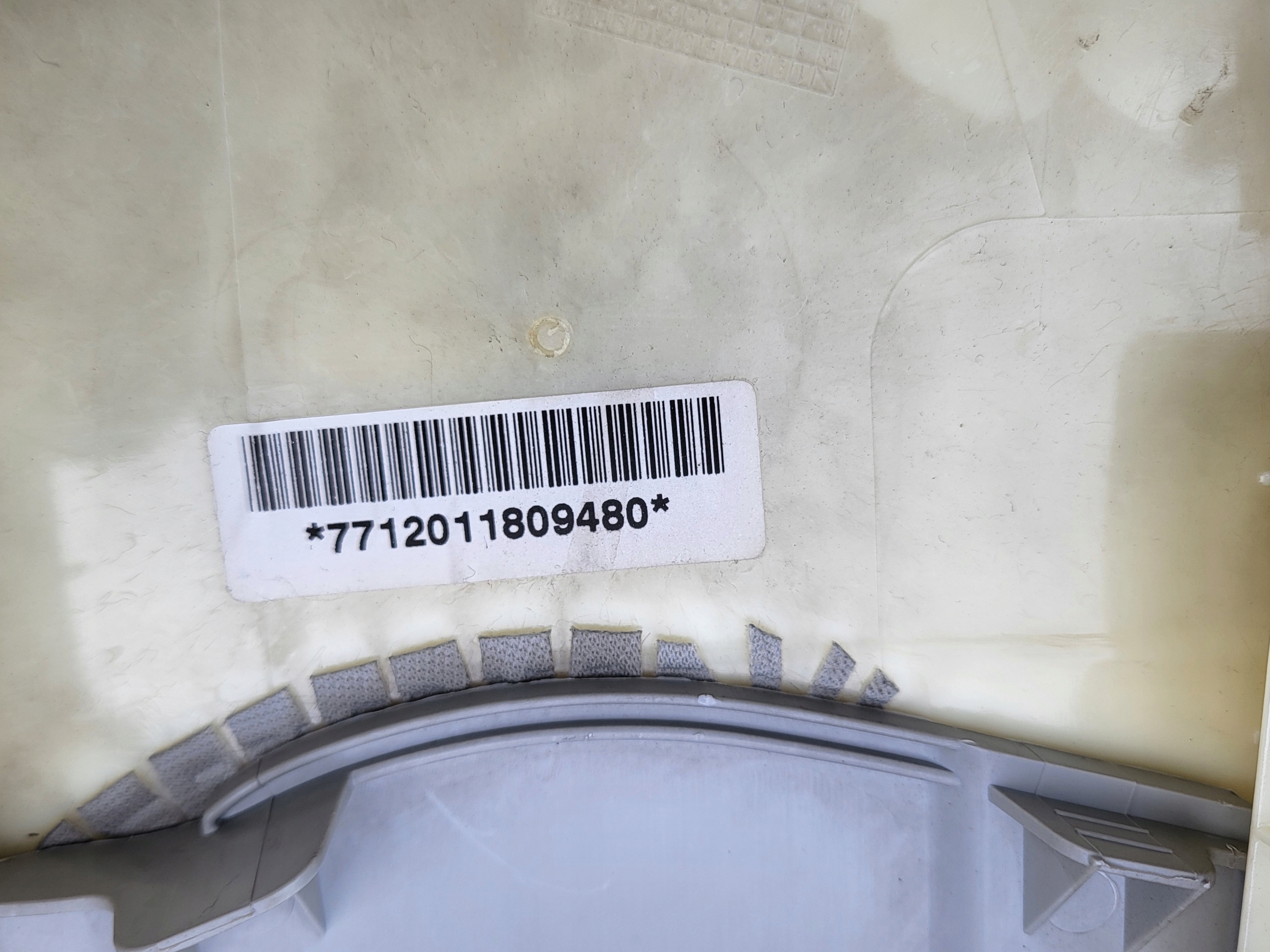 cover side SLUPKA B right the centre AUDI A4 B7 8E SZARE OE EU