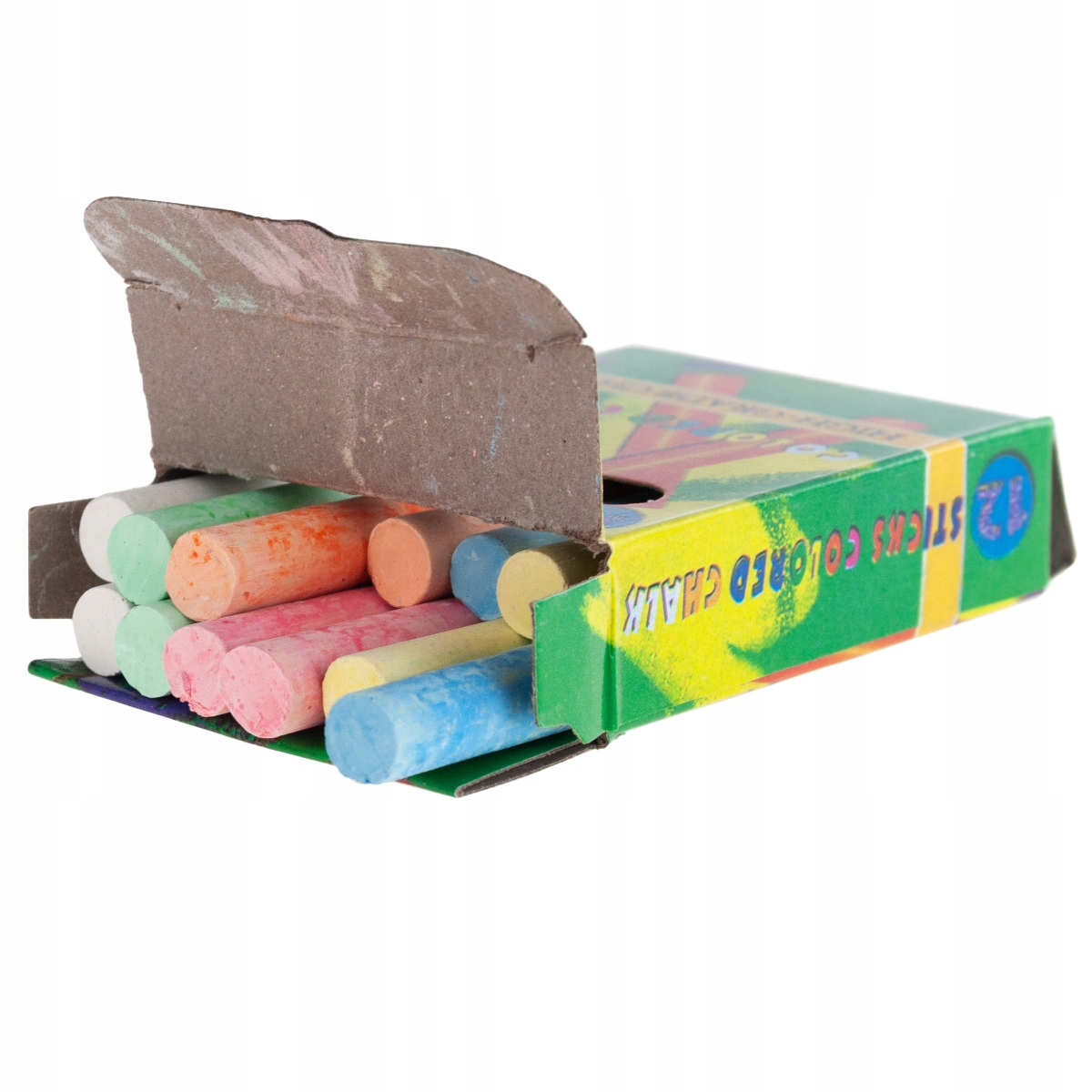 KREDA TABLICOWA 12SZT KOLOROWA ZESTAW do malowania Kolor Wielokolorowy