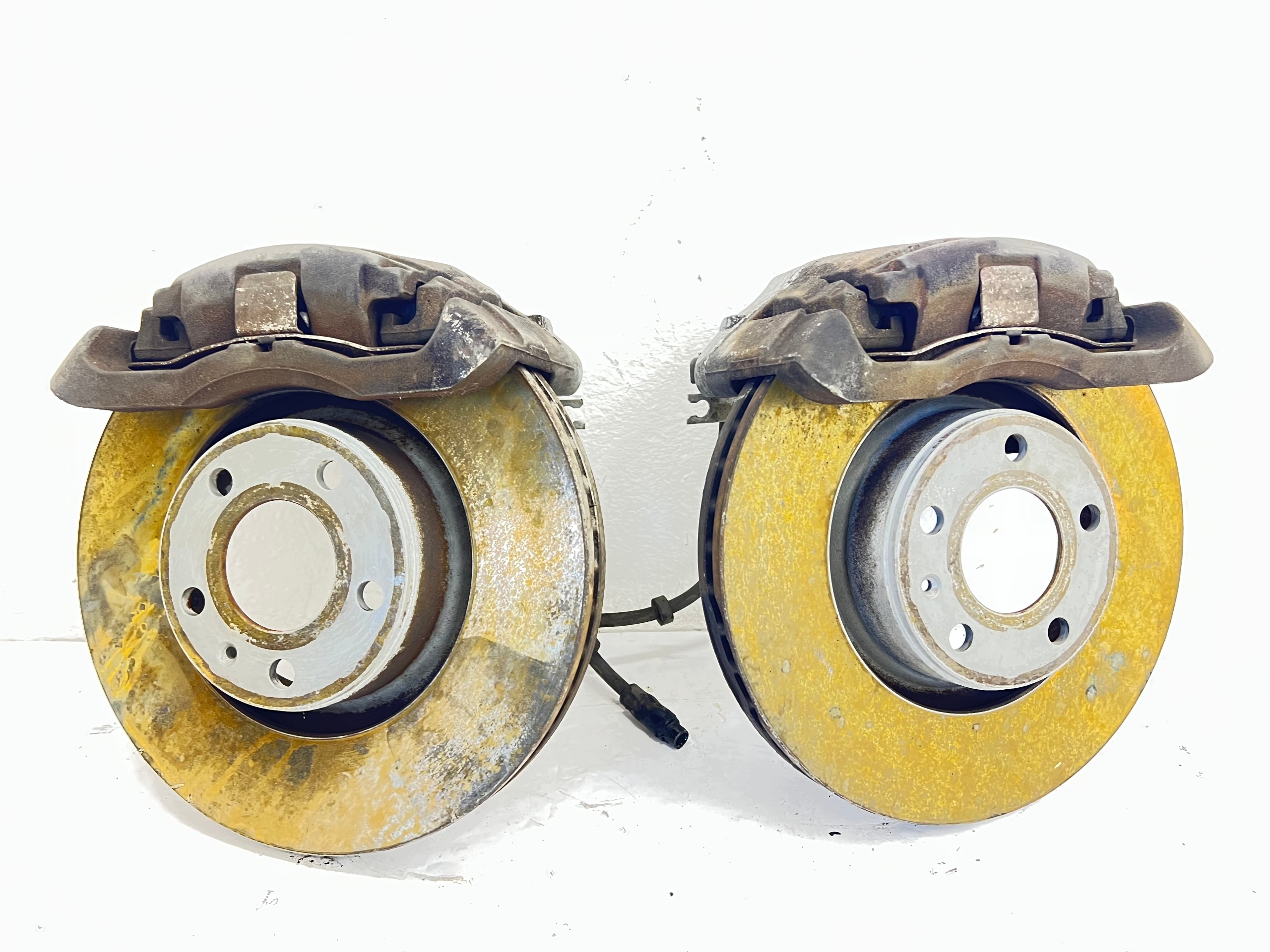 caliper calipers discs front AUDI A6 C6 2.7 3.0 TDI 320 MM SWAP 973 974