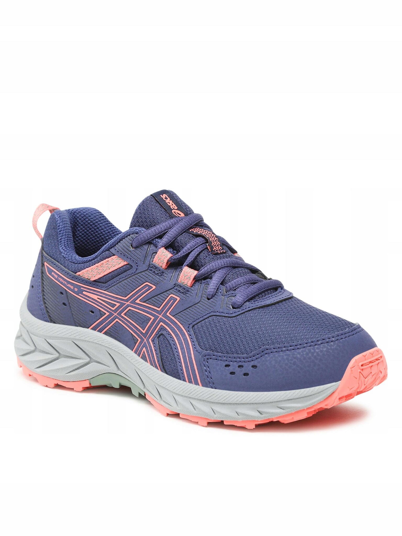 Asics Buty Pre Venture 9 Gs 1014A276 Indigo Blue/Papaya 400