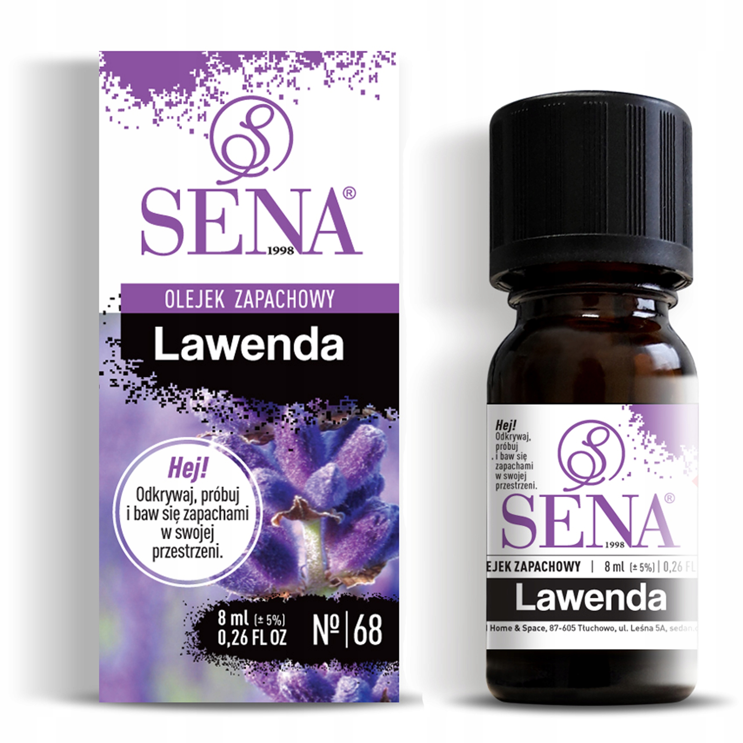 Olejek zapachowy do pokoju salonu LAWENDOWY 8ml