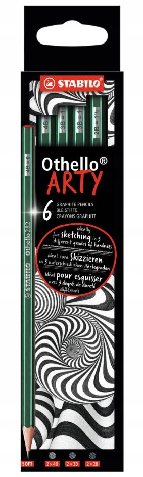 Ołówek STABILO OTHELLO ARTY SOFT 6szt.