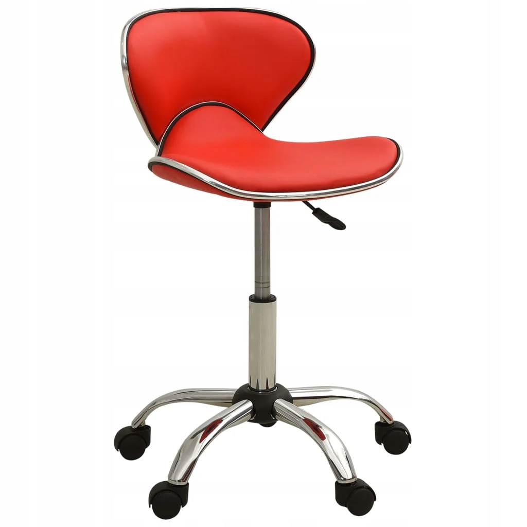 Fionshop 263063222 Kosmetická stolička červená umělá kůže