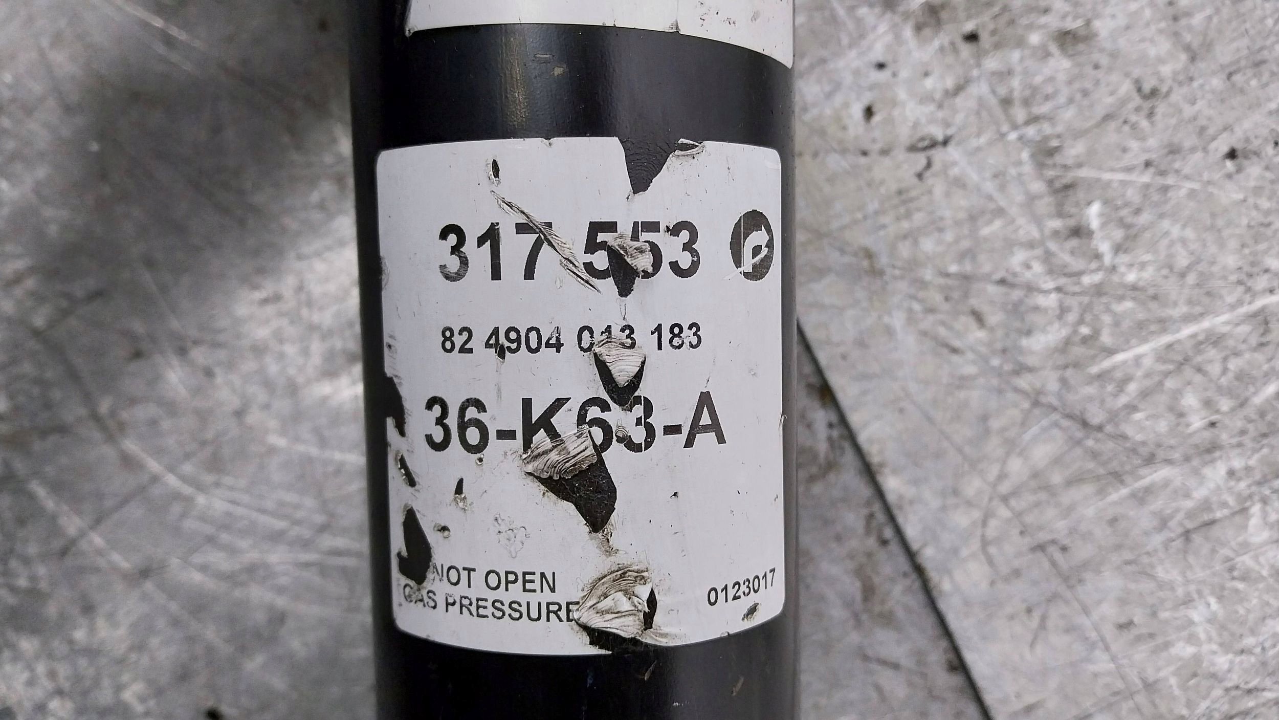 shock absorber right front SACHS 317553 6855240 BMW X1 E84