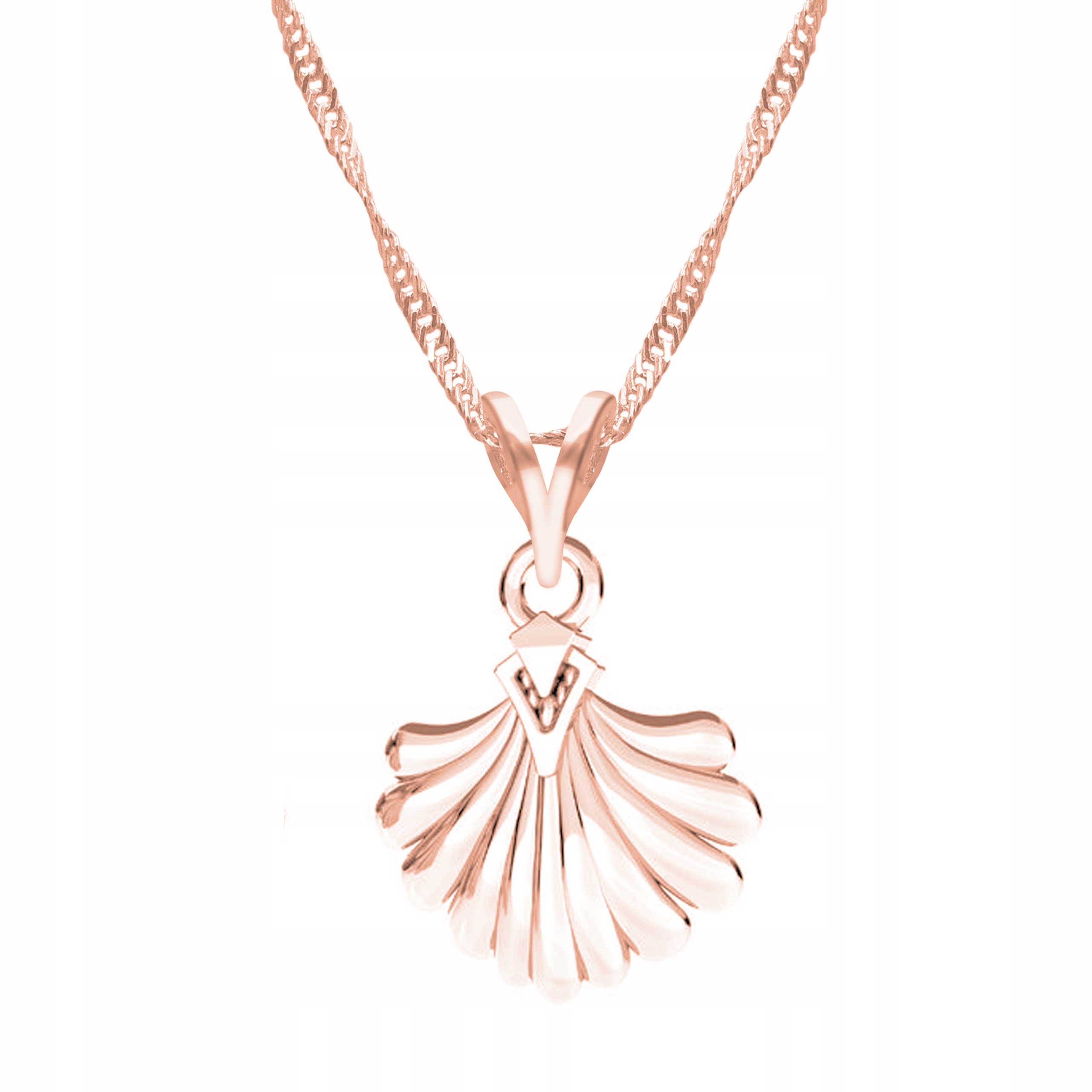 Řetízek zlatý náhrdelník 925 Mušle Moře