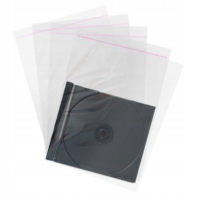 

Koperty foliowe na pudełka CD Mediarange 100szt