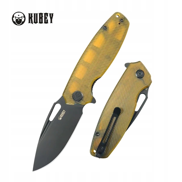 Nůž Edc Kubey Tityus Ultem, Black Stonewashed D2
