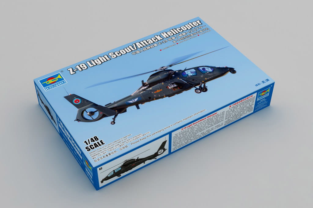 Trumpeter 05819 1:48 Z-19 Light Scout/Attack Helic
