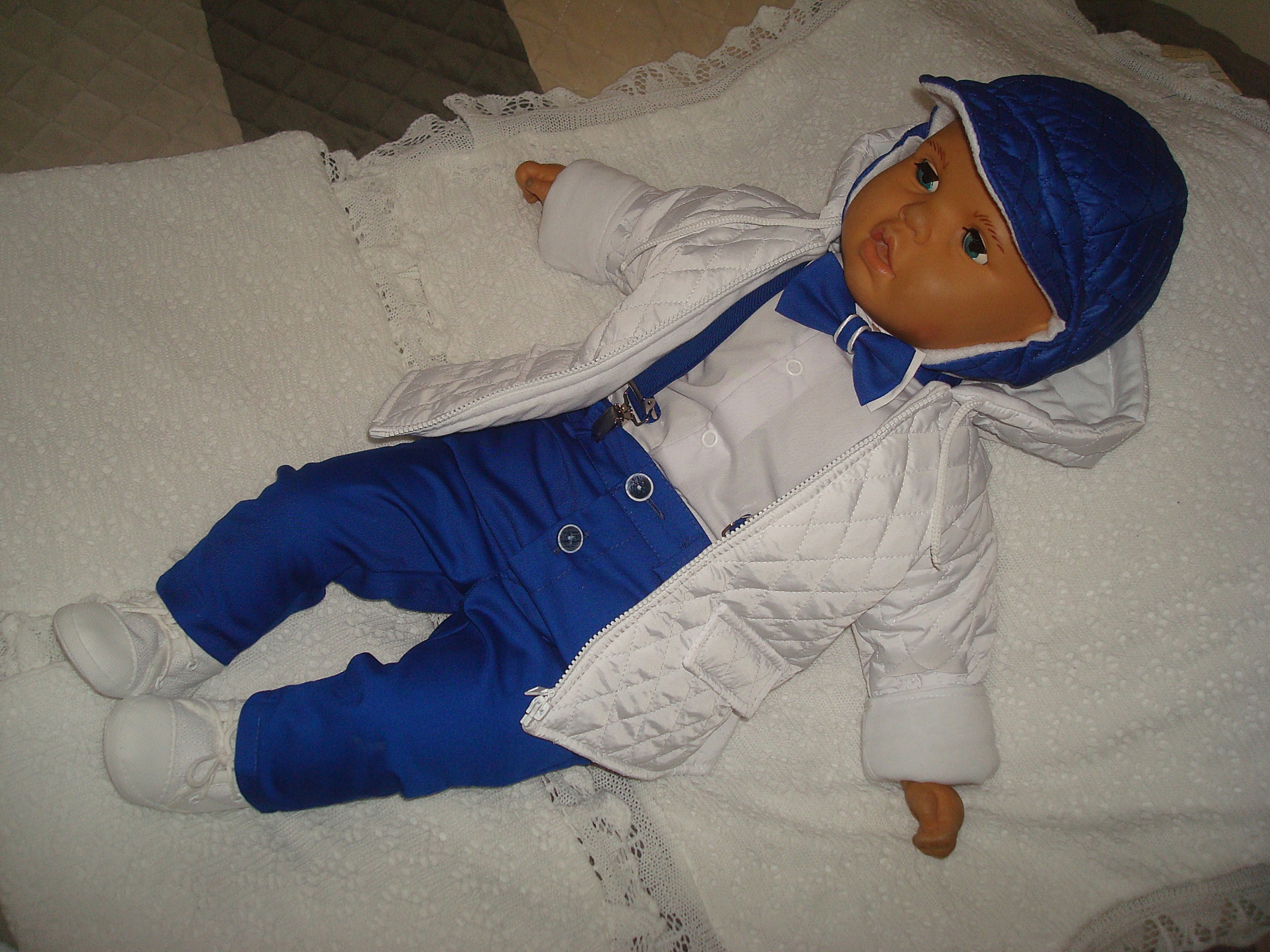 KOMPLET KURTKA UBRANKO/CHRZEST/BAWEŁNA 62 Płeć Chłopcy