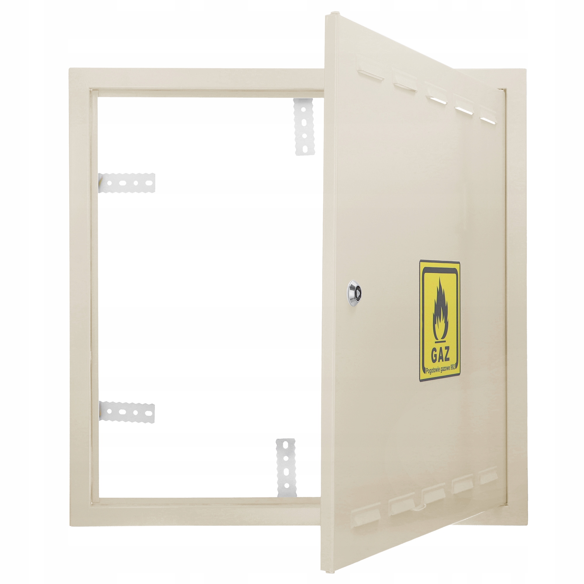 DRZWICZKI GAZOWE DRZWI REWIZYJNE 45x45 BEŻOWE Kolor beżowy