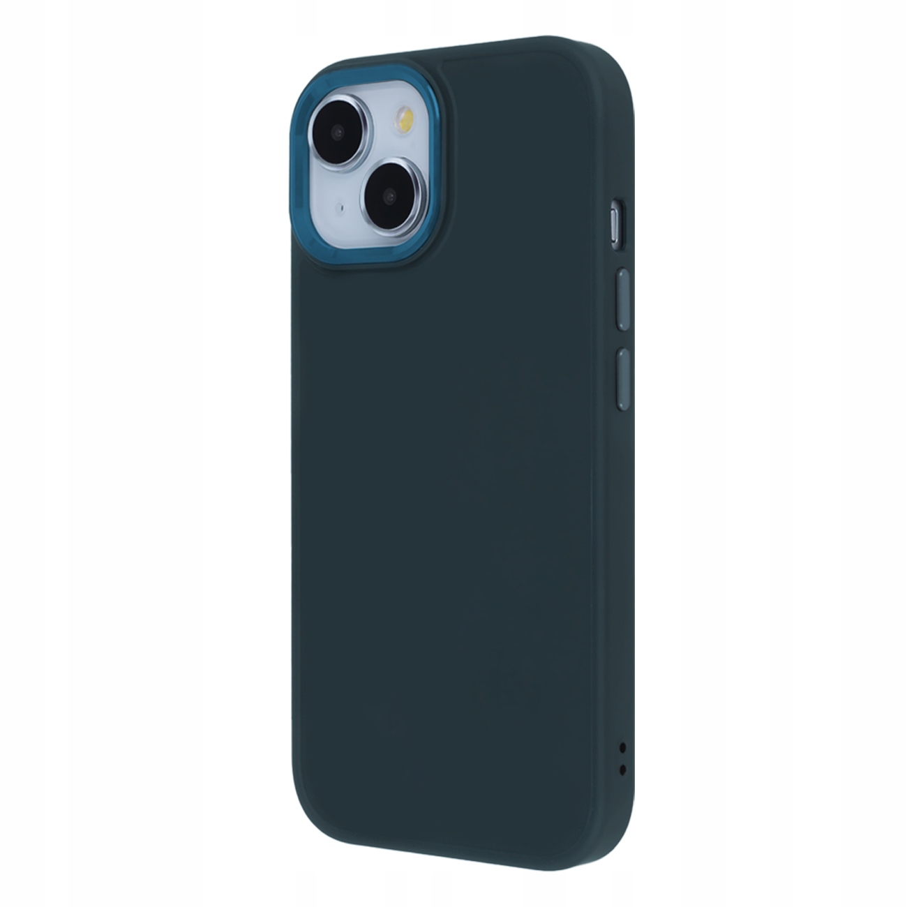 Nakładka Satin Elegant do iPhone 15 Plus 6,7" ciemnoniebieska Tecto