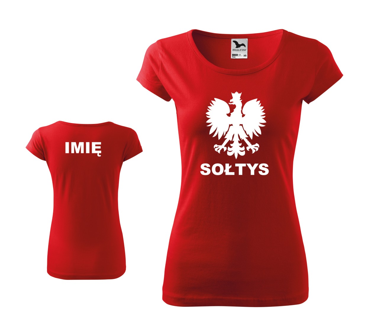 KOSZULKA Z NADRUKIEM DLA SOŁTYSA Z IMIENIEM PREZEN