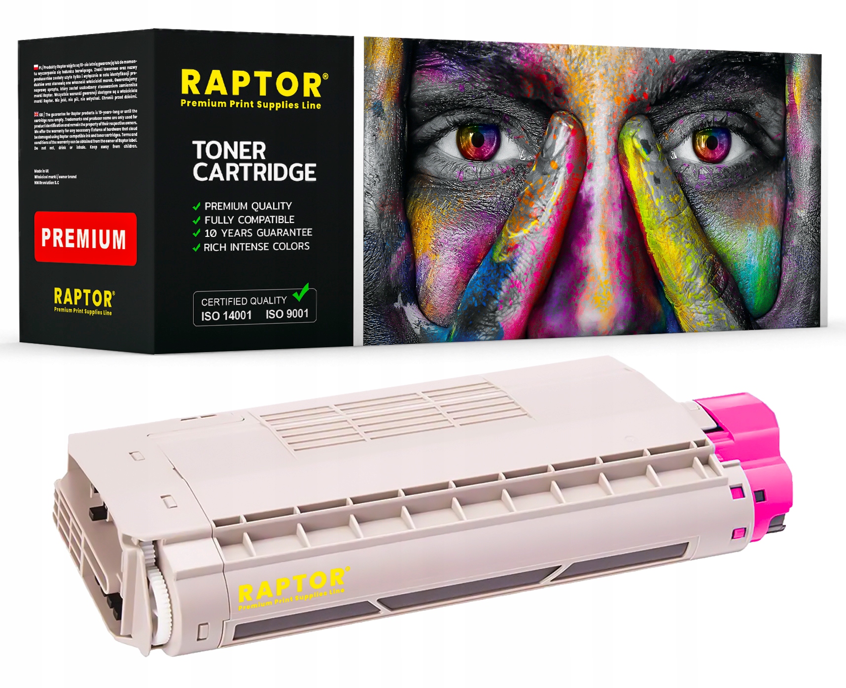 Toner Pro Oki C610CDN C610DN C610N 44315306