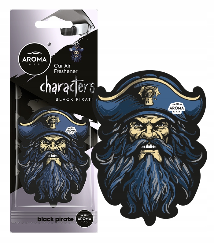 Zapach Samochodowy Aroma Car Characters Black Pirate Zawieszka Do Auta