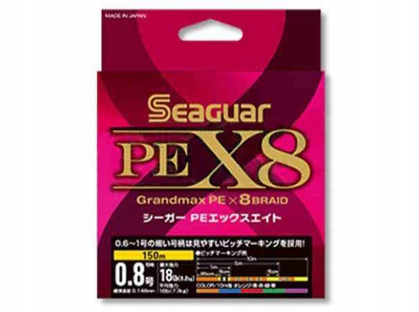 Seaguar Plecionka Pe X8 150m 0,104mm Pe 0.4 8-Splotowa Japońska