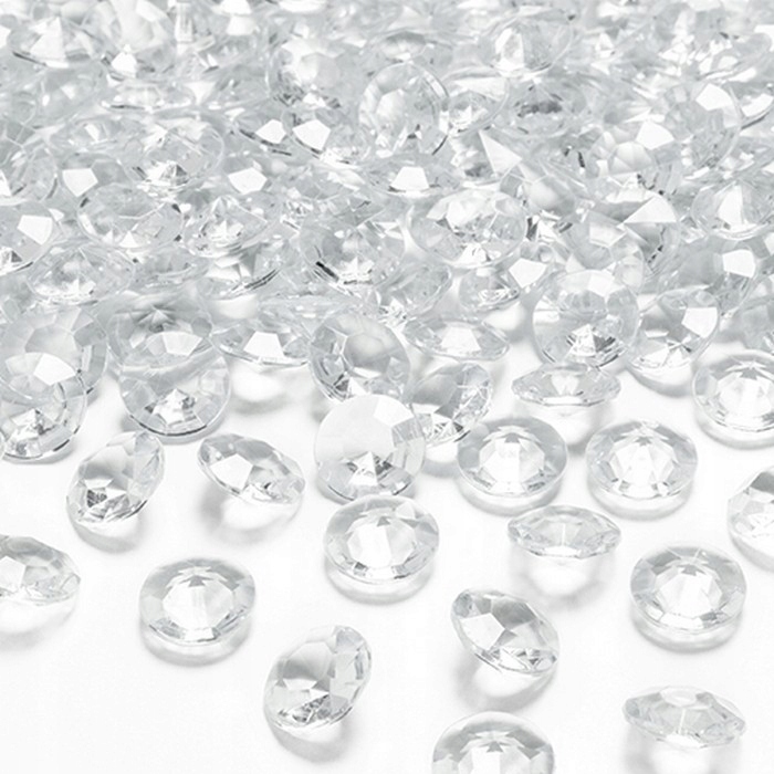 

Diamenciki dekoracyjne Bezbarwne 100szt