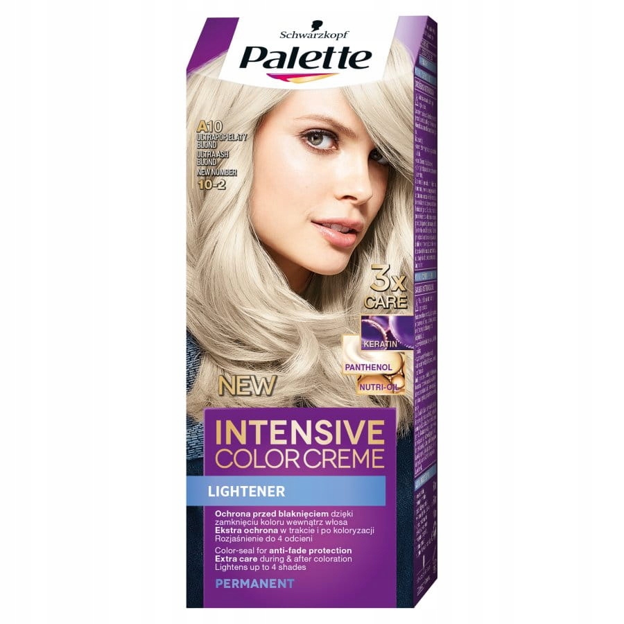 

Palette Farba A10 ultrapopielaty blond 10-2