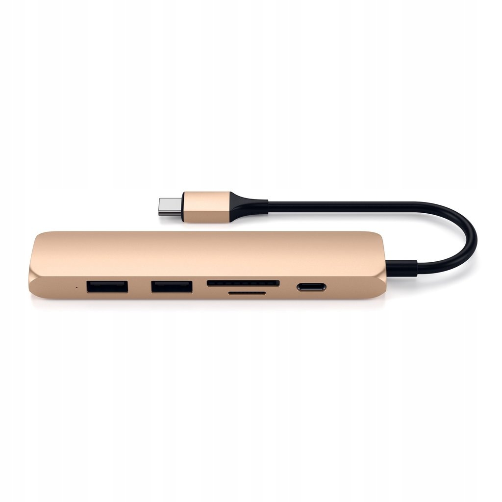 SATECHI Slim Type-C Adapter v2 - USB HDMI USB-C 4k Waga produktu z opakowaniem jednostkowym 0.2 kg