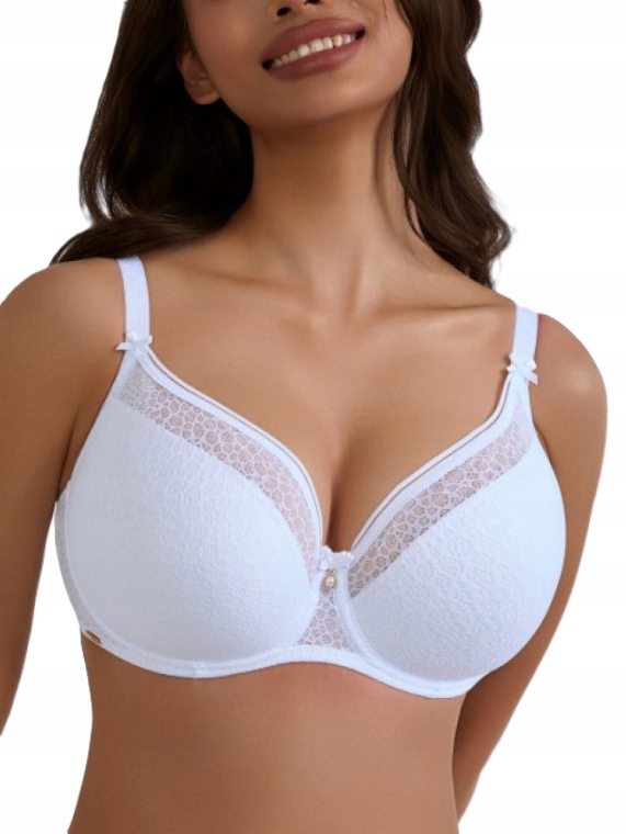 Lanny Mode 11134 75 C półusztywniany na fiszbinie biały